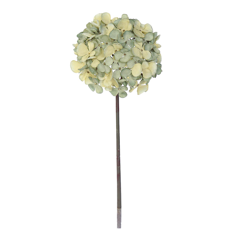 Flor Hortensia Verde 53cm