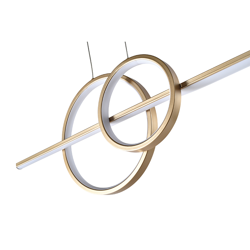 Lámpara de Techo Verona Led 49w Oro Luz Cálida