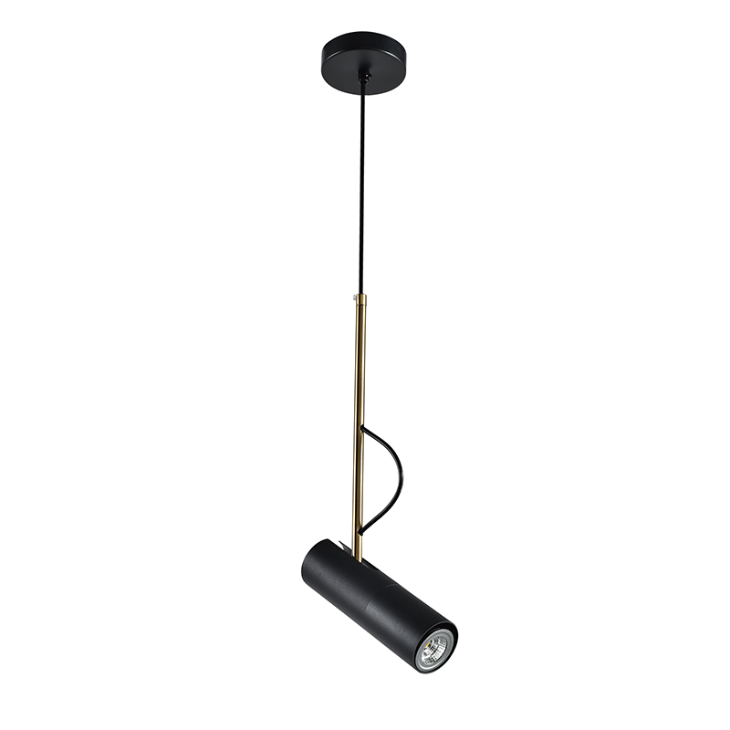 Lámpara de Techo LED Diretto Móvil de 5W Negro con Luz Cálida