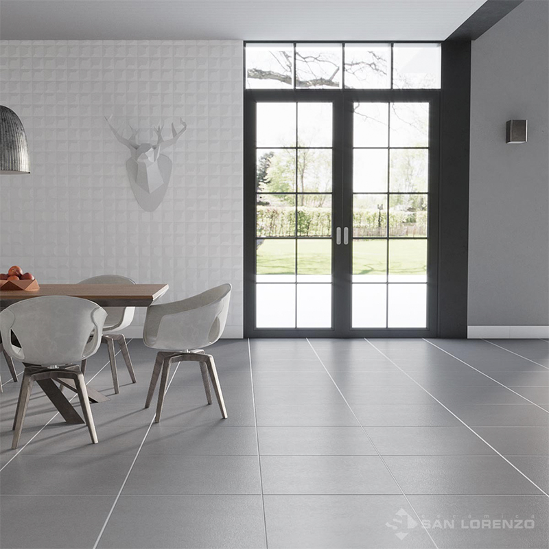 Cerámica Oxford Plata Mate 60x60cm 