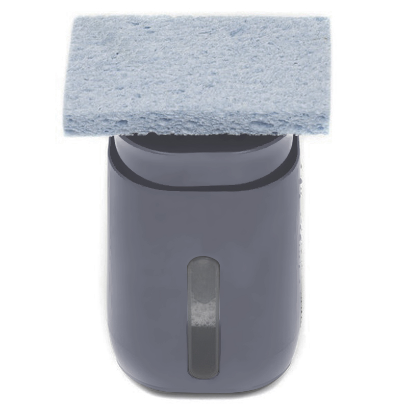 Dispensador de Jabón con Esponja para Cocina Home Basics