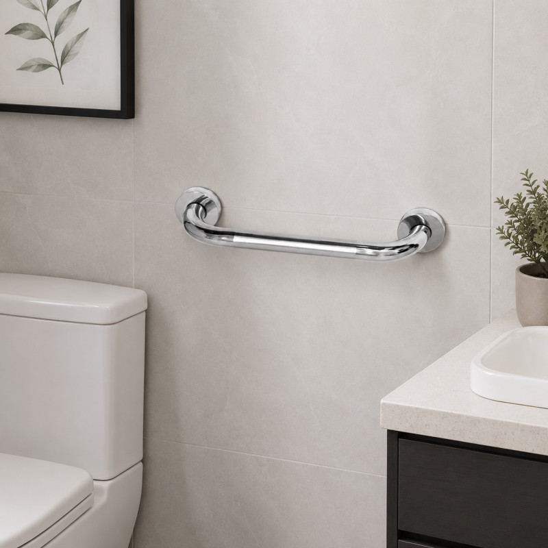 Soporte de Baño de 12" Cromo Inoxidable