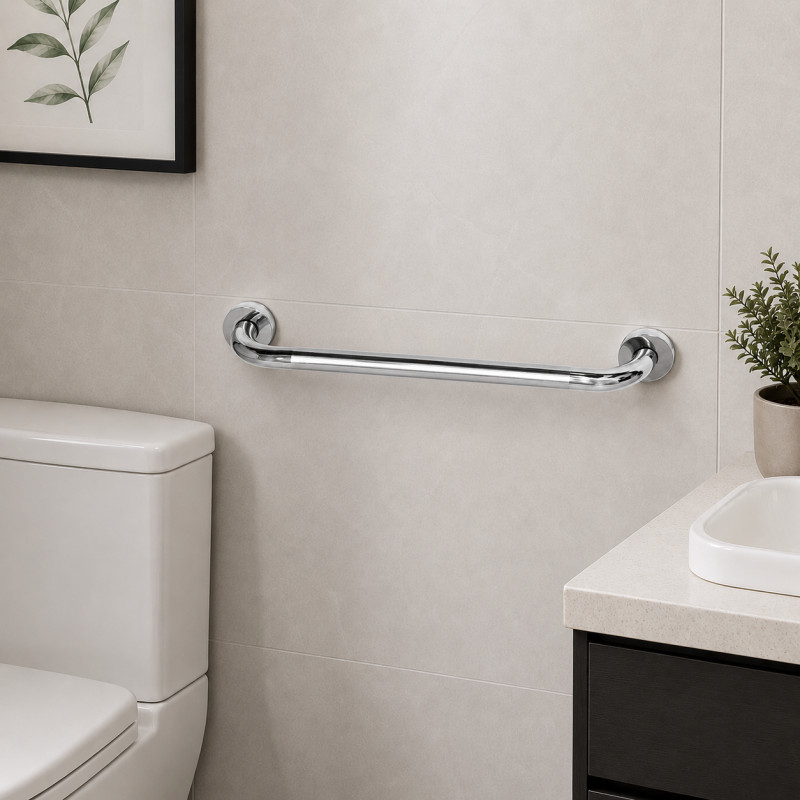 Soporte de Baño de 20" Cromo Inoxidable