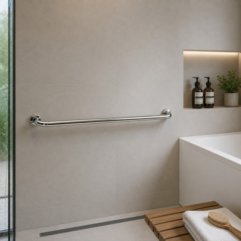 Soporte de Baño de 29" Cromo Inoxidable