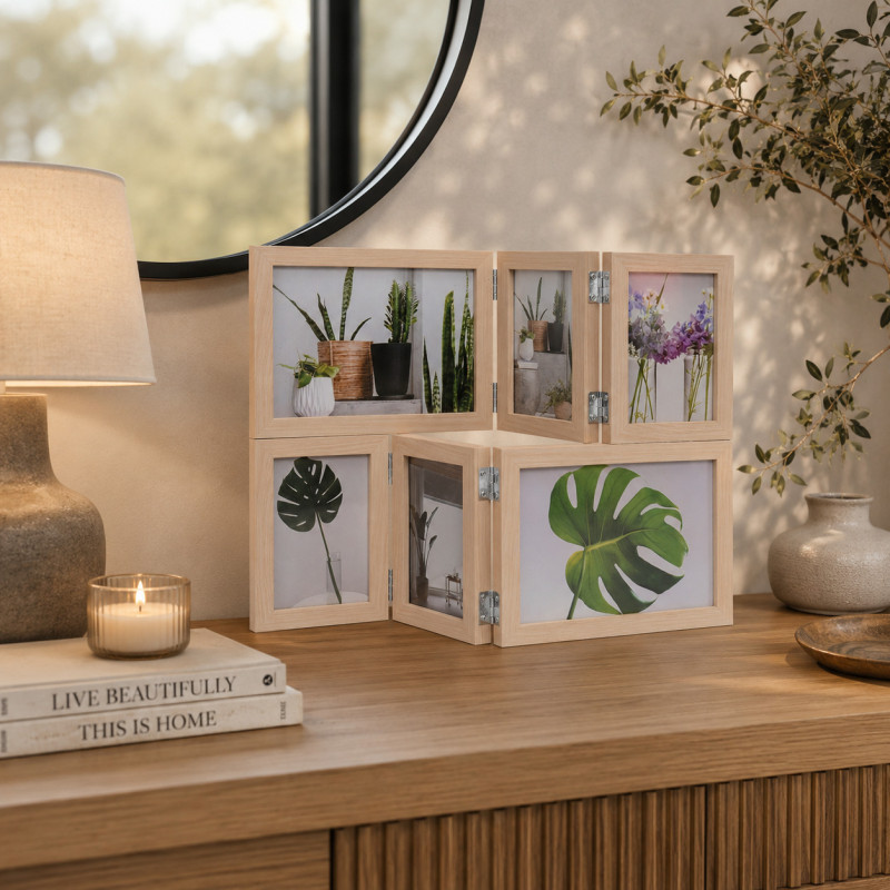 Portarretrato Beige Plegable 42.5x30