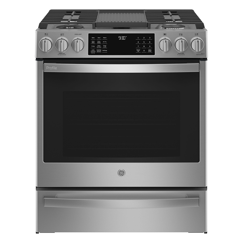 Cocina a Gas 76x92cm Inoxidable PGS930YPFS GE Profile 