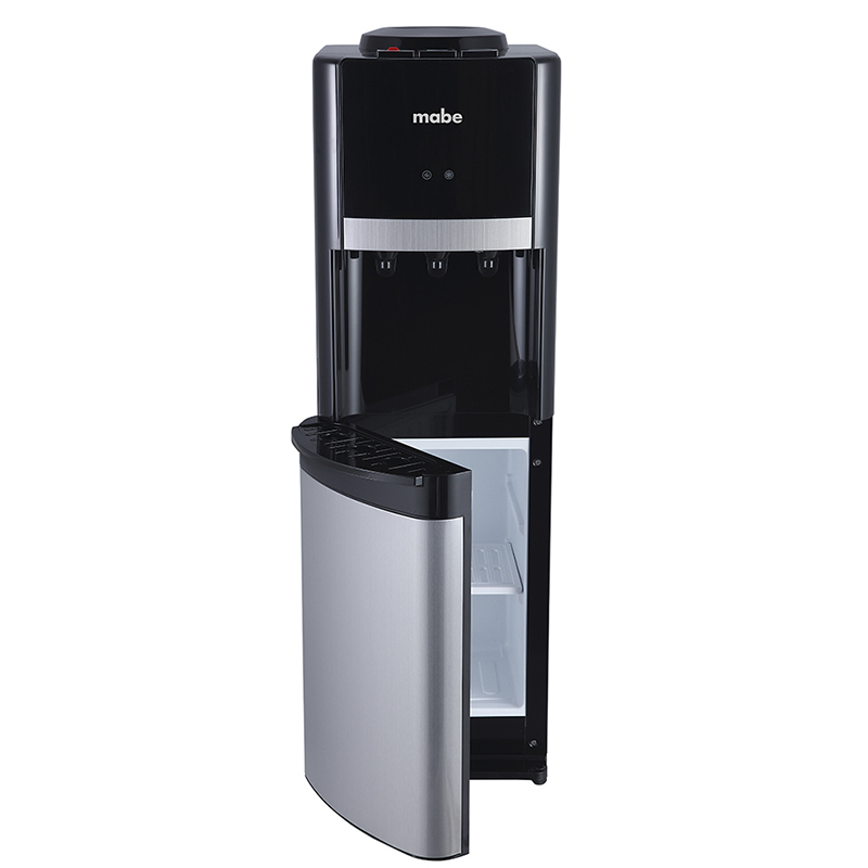 Dispensador de agua Negro con acero inoxidable MXCFS7CCSS Mabe
