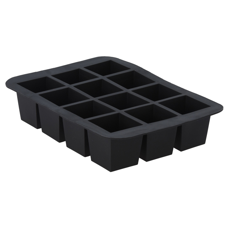 Cubeta de Silicón para Hielo Cubos x12