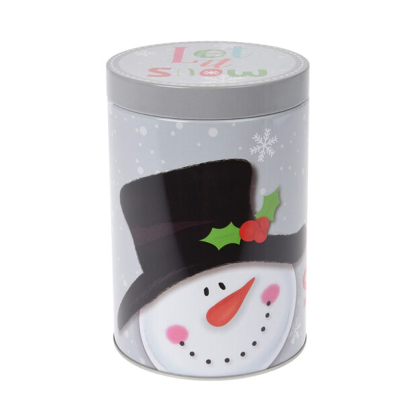Caja de Metal Let It Snow 16x10cm