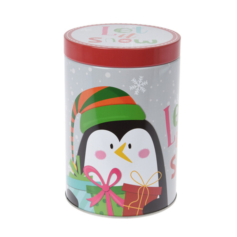 Caja de Metal Let It Snow 16x10cm