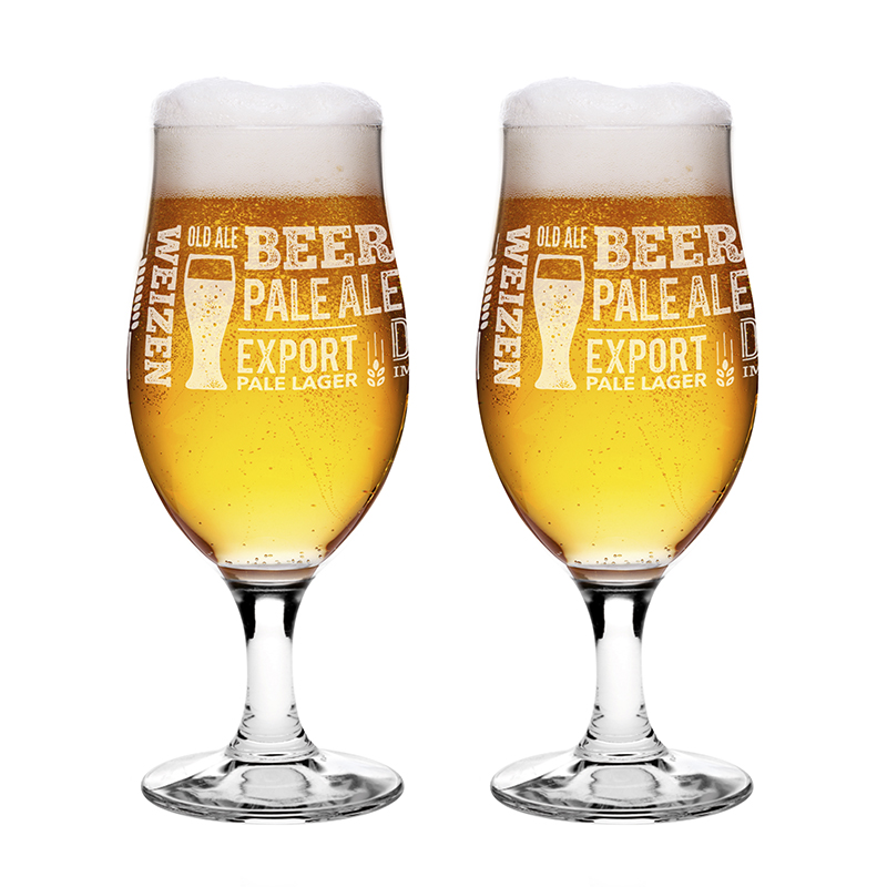 Copa Cervecera Beer 0.4Litros  2 Piezas Cerve Italia