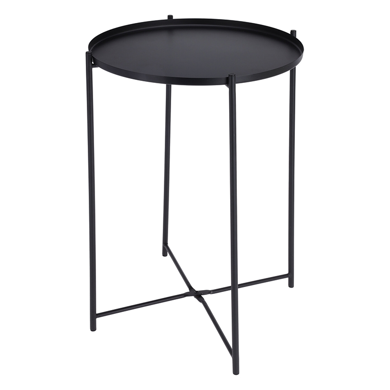 Mesa de Metal Negro 35x47cm