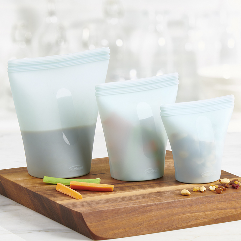 Bolsa Strand-up Silicón para Alimentos 3 Piezas Trudeau