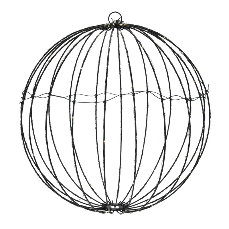 Globo Decorativo 30cm con Luz Led 120 Luz Amarilla