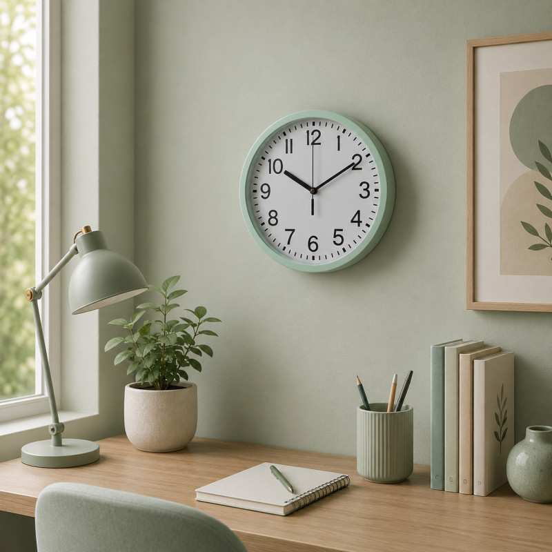Reloj de Pared Mia 22cm Verde