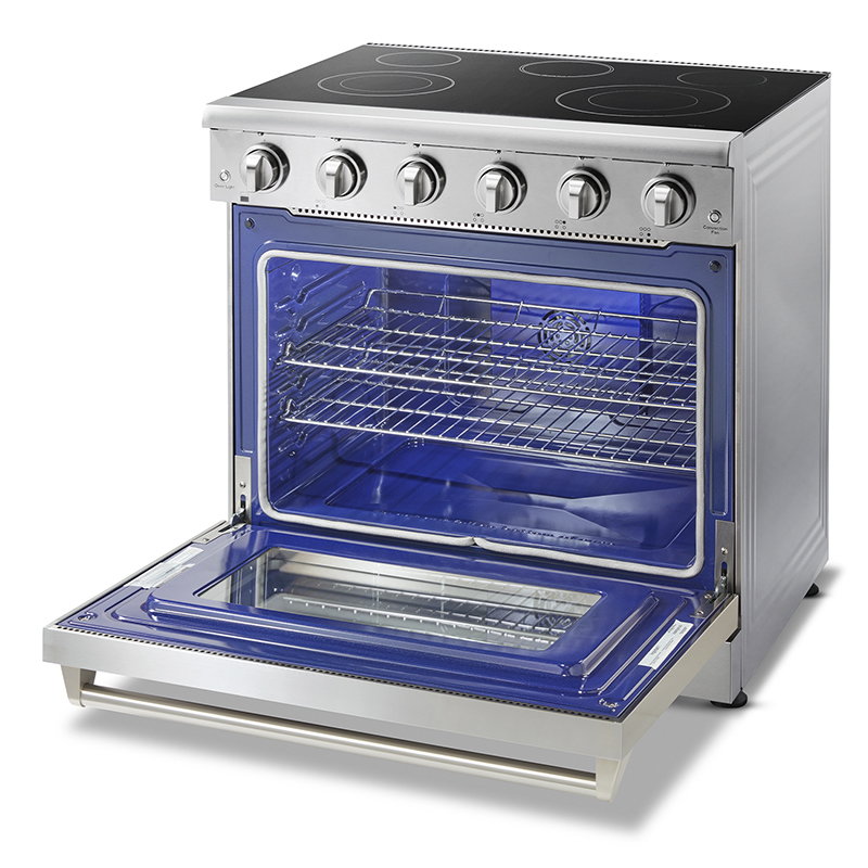 Cocina Eléctrica Profesional 5 Quemadores 36