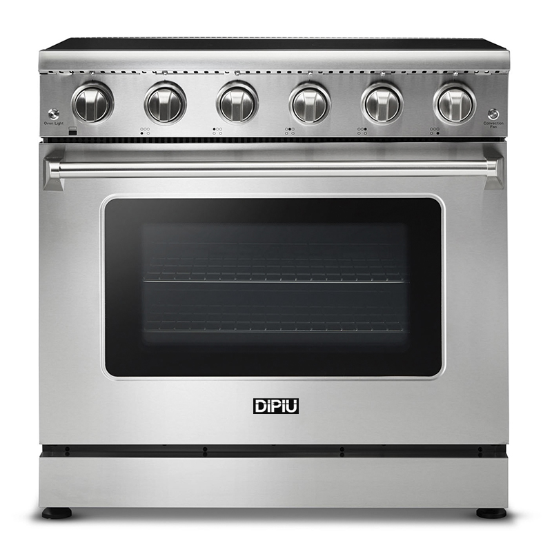 Cocina Eléctrica Profesional 5 Quemadores 36