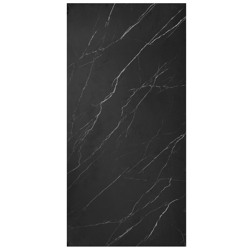 Piedra Sinterizada 160x320cm Negra Mate de 12mm (5.12)
