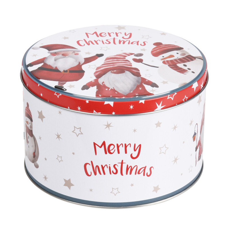 Caja de Metal Merry Christmas 15x10cm
