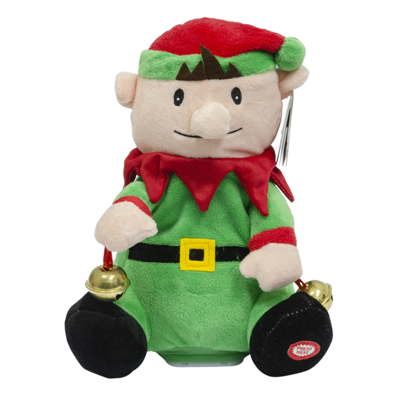 Muñeco Navideño con Movimiento Elfo