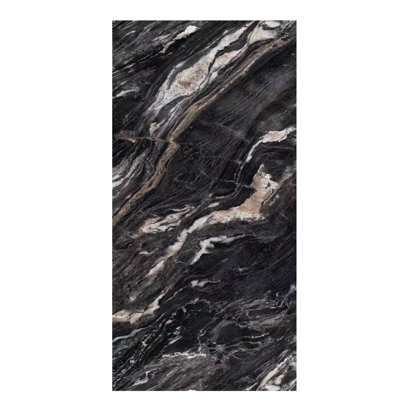 Porcelanato Mármol Vulcan Dark Pulido 60x120cm  