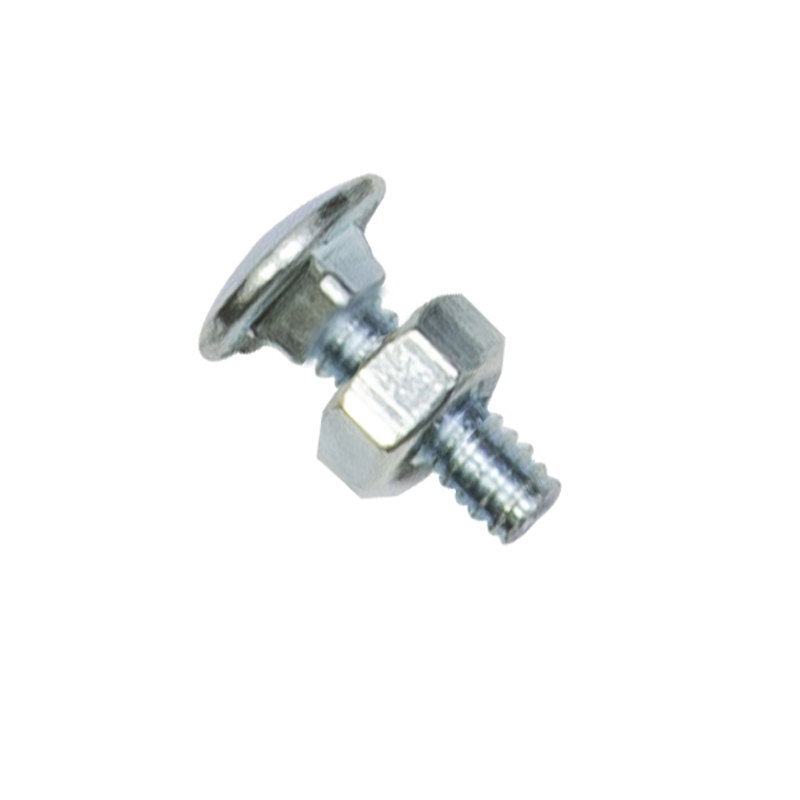 Perno con Tuerca Cabeza Redonda 5/16X1 Grado 2 Galvanizado Rosca UNC