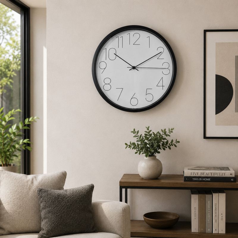 Reloj de Pared Savage 30cm Negro