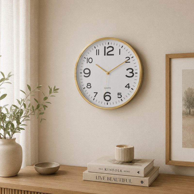 Reloj de Pared Padua 30cm Oro