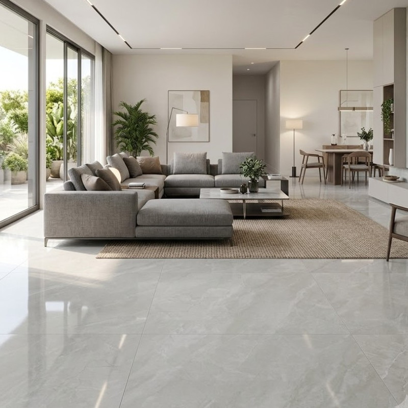 Porcelanato Crema Belvedere Pulido 90x180cm