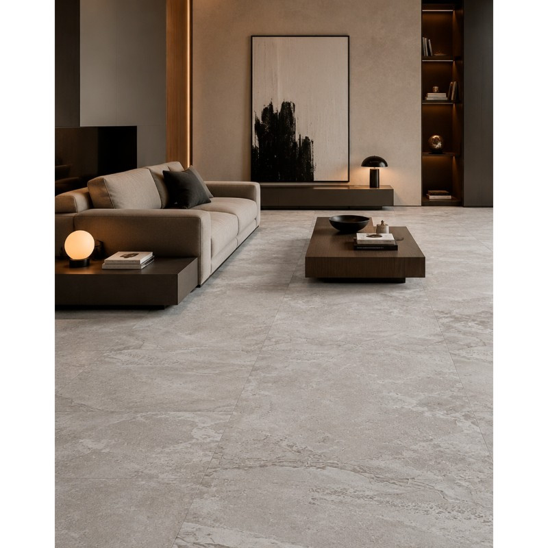 Porcelanato 90x180cm Lombardia Greige Mate