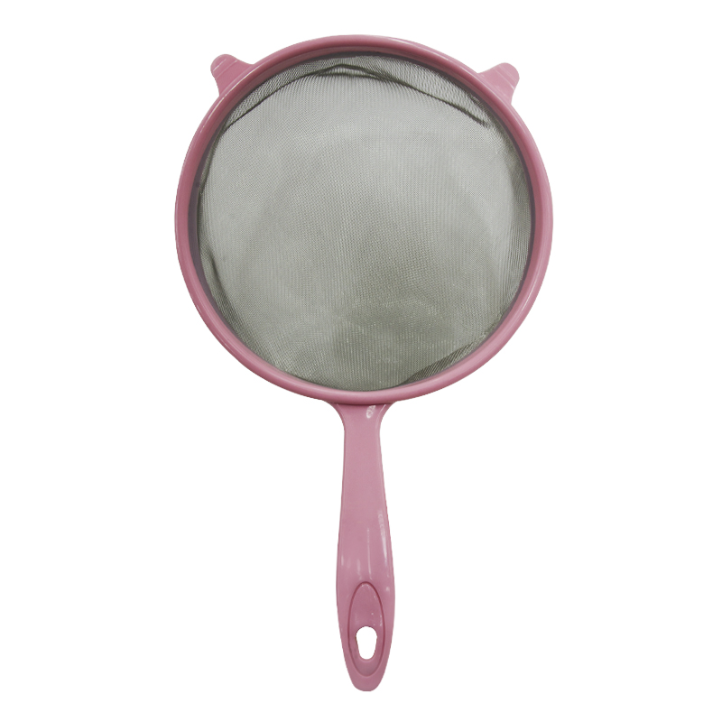Colador Plástico Rosado 20cm