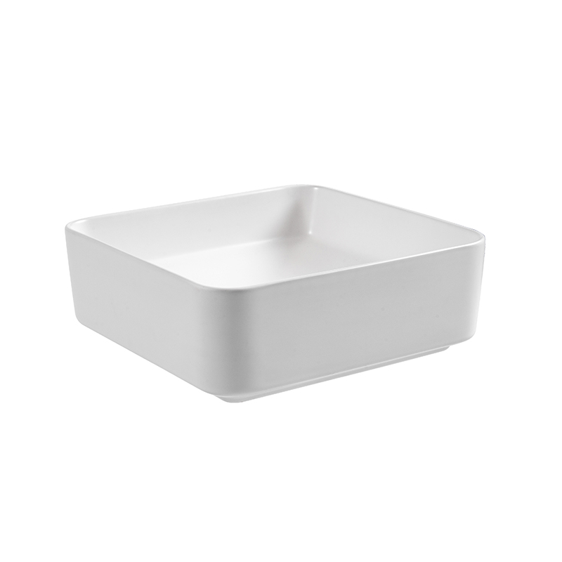 Lavamanos Blanco Mate 37x37x14cm con Desagüe Vitta