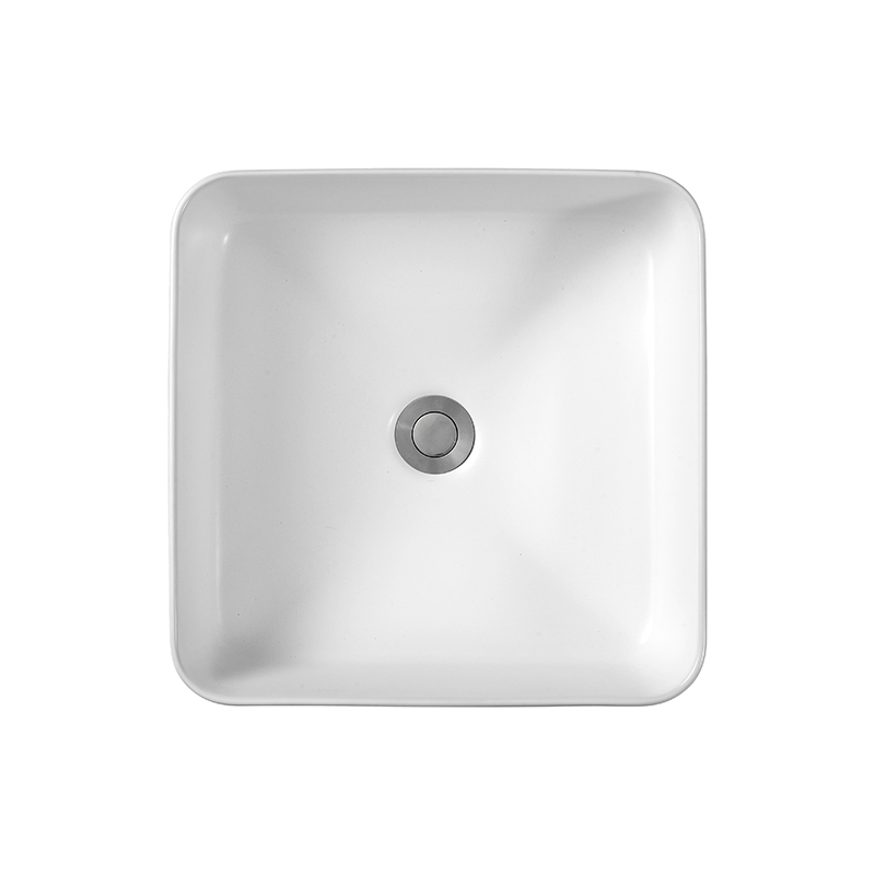 Lavamanos Blanco Mate 37x37x14cm con Desagüe Vitta