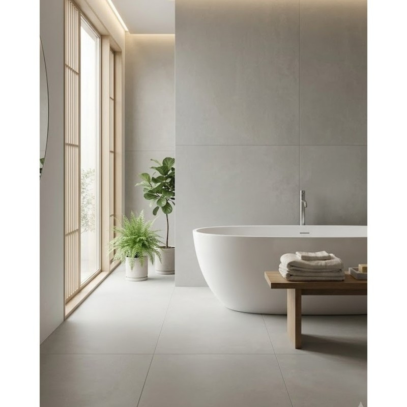 Porcelanato 90x180cm Zunni Ivory Mate