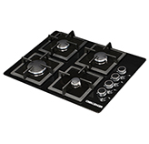 Cocina Gas SQ 6759 4 Quemadores Cristal Templado 60cm Challenger