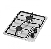 Cocina Gas  SP 5020 2 Quemadores Inox 35cm Challenger 