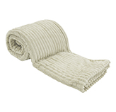 Manta Decorativa Throw Beige