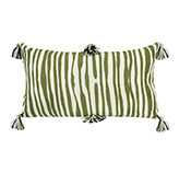 Cojín Verde Zebra 30x50cm