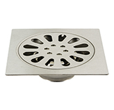 Rejilla para Piso 10x10cm con Tapa 1.5