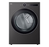 Secadora a Gas 23KG Turbosteam Carga Frontal Negro LG