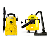 Combo Aspiradora WDL1 + Hidrolavadora K Compact