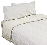Cubrecama Beige Crepe Twin