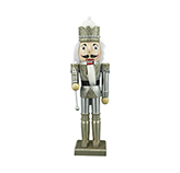 Cascanuez Rey Plata Oro 50cm