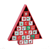 Calendario de Adviento en Árbol 22cm