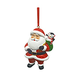 Santa Claus Colgante con Bolsa 5.2x2.6x8.6cm