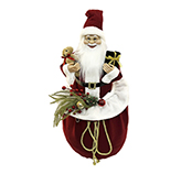 Santa Claus en bolsa de Regalo 65cm con Música