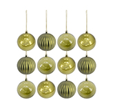 Bola Navideña Olivo Winter Magic 6cm 12 Piezas