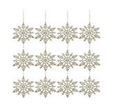 Copo de Nieve Blanco 2cm 6 Unidades