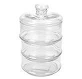 Caramelera de Cristal 3 Pisos con Tapa Excellent Houseware