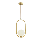 Lámpara de Techo Yonk Dorado 40x20cm 1xE27 Eurolight